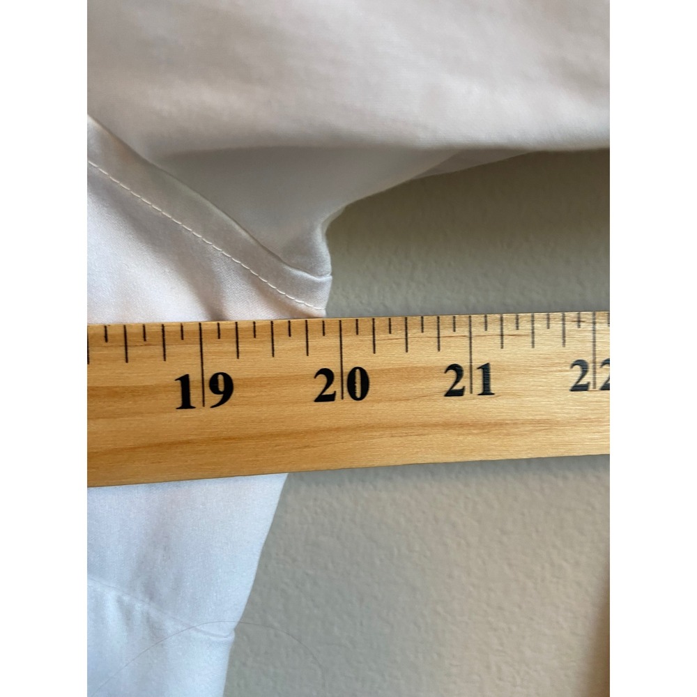 Quince Stretch Poplin Tailored Shirt Classic White Organic Cotton L - Picture 6 of 7